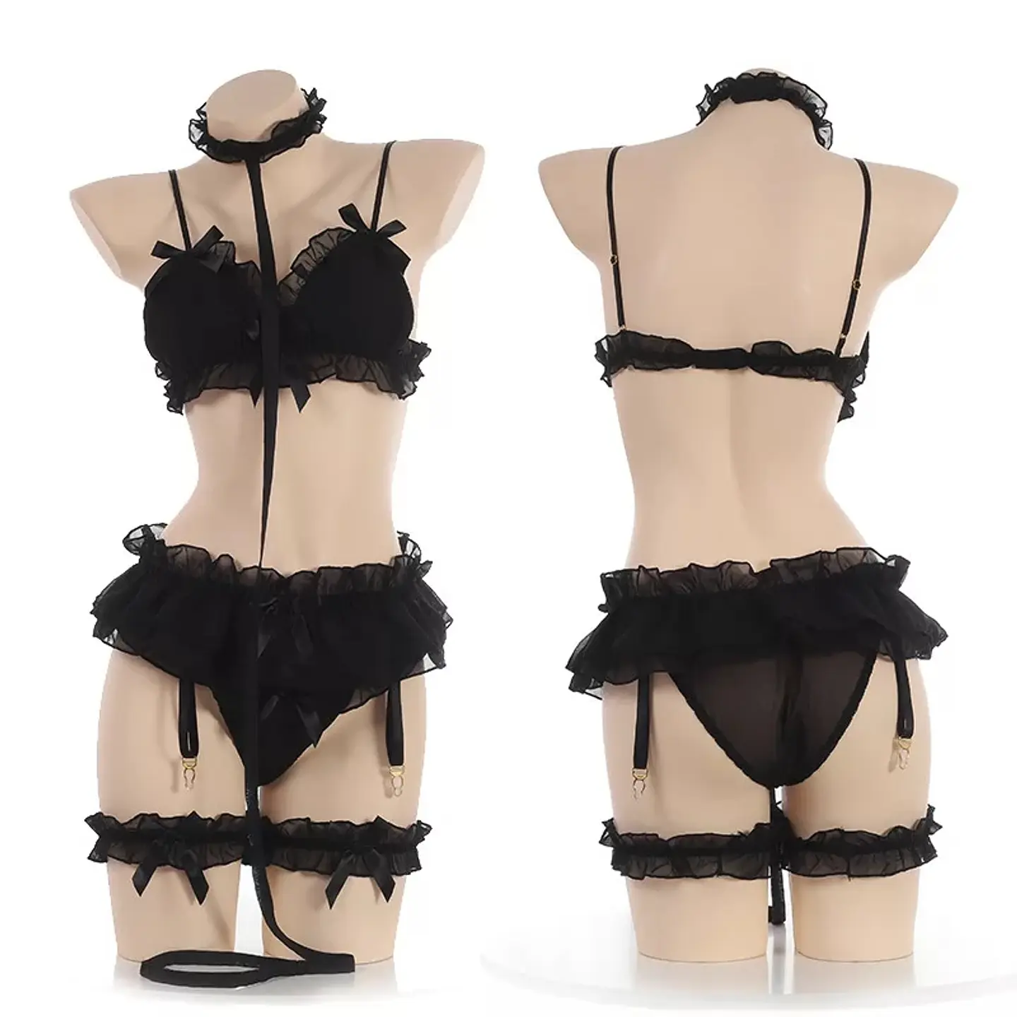 Lencería Doll Negro 6