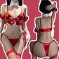 Conjunto Bunny Sparkly Rojo - Miniatura 1