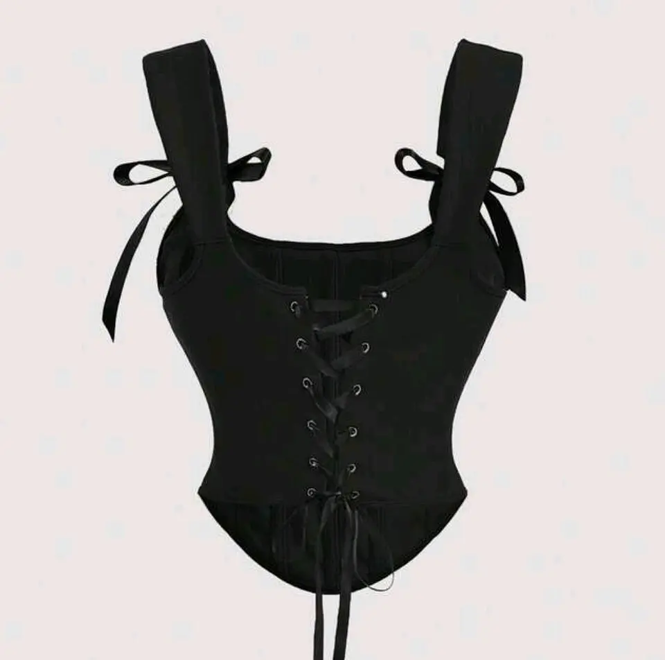 Top Corsé Ayame Negro 3