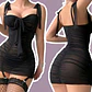 Vestido Traslúcido con Ligueros - Miniatura 1