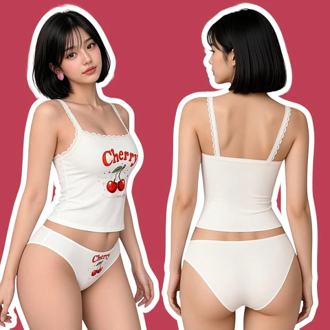 Conjunto Lencero Cherry