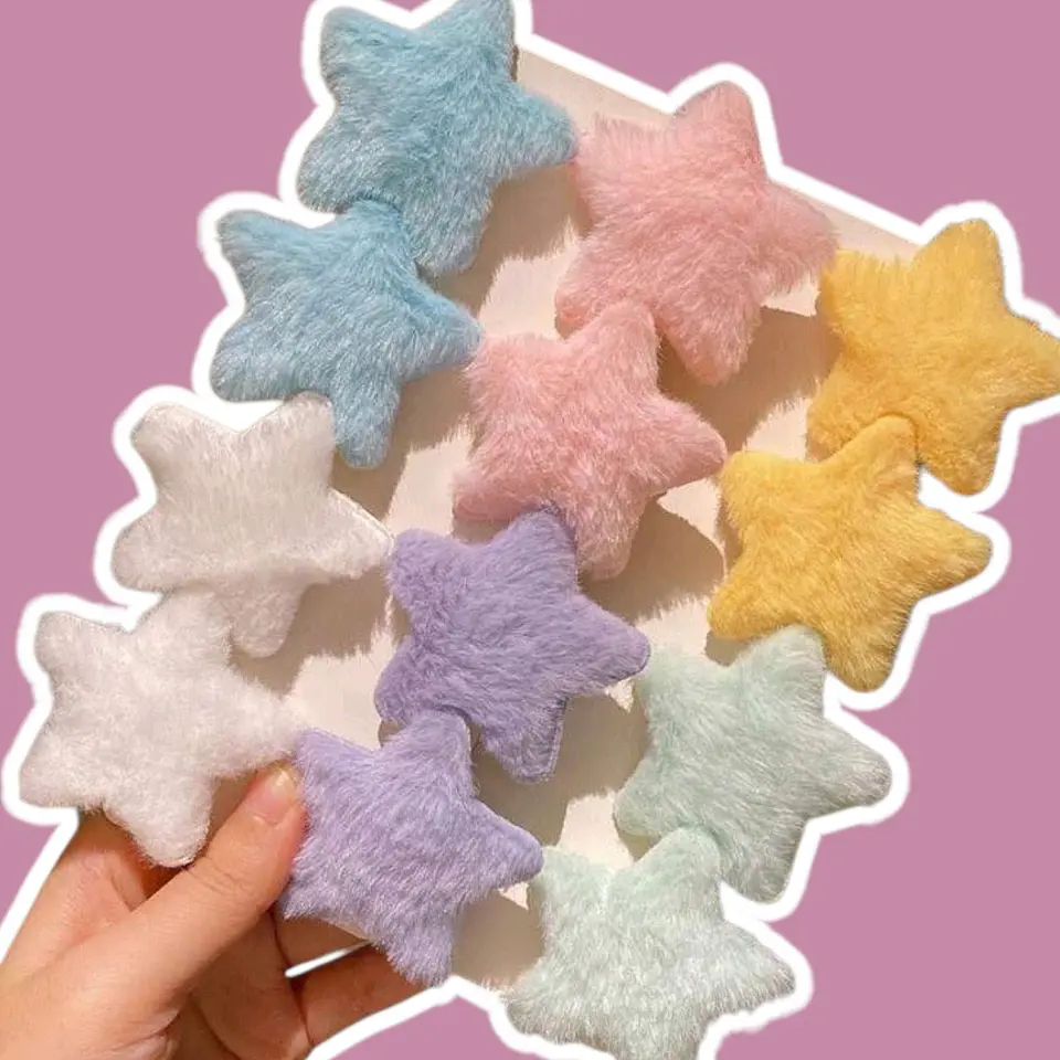 Pinches Estrella Felpa Colores 1