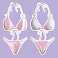 Bikini Aurora Rosa Seda - Miniatura 1