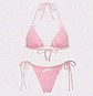 Bikini Kawaii Rosa Floral - Miniatura 2
