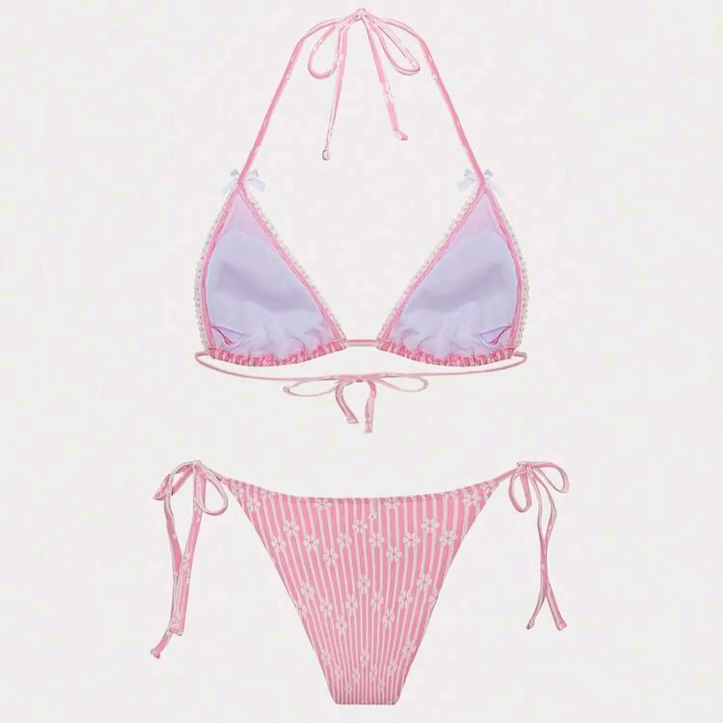Bikini Kawaii Rosa Floral 3