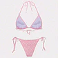 Bikini Kawaii Rosa Floral - Miniatura 3