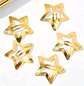 Pinches Estrella Dorado y Plateado - Miniatura 4