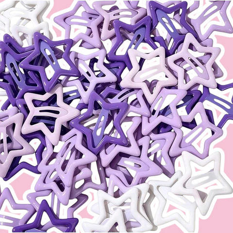 Pinches Estrella Morado, Lila y Blanco