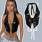 Top Girly Sparkly Negro - Miniatura 1
