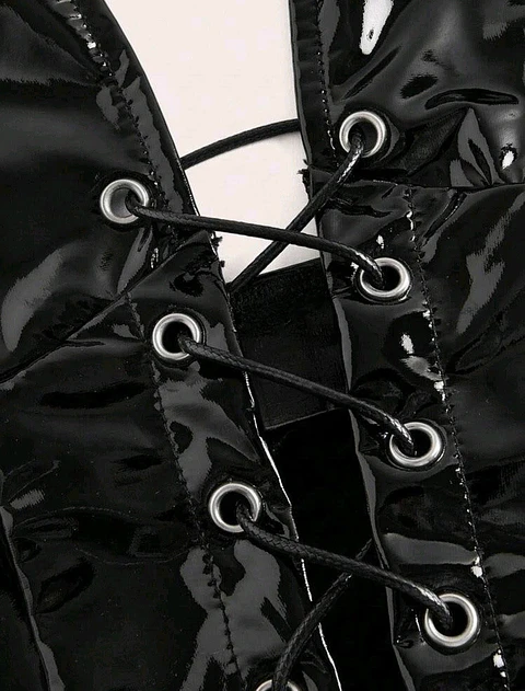 Top Girly Sparkly Negro