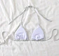 Top Bikini Sparkly Plateado - Miniatura 3