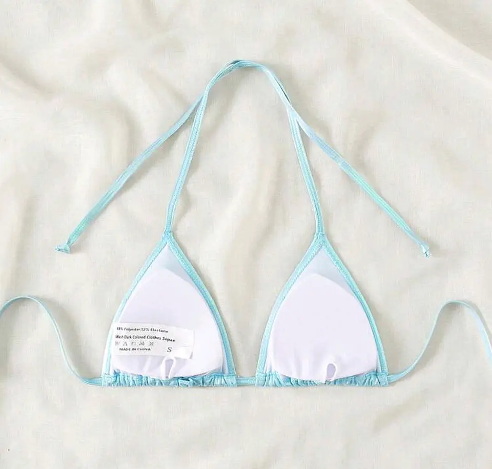 Top Bikini Sparkly Turquesa 3