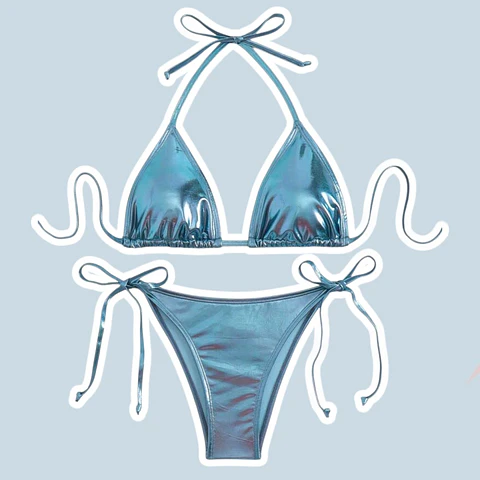 Conjunto Bikini Sparkly Azul