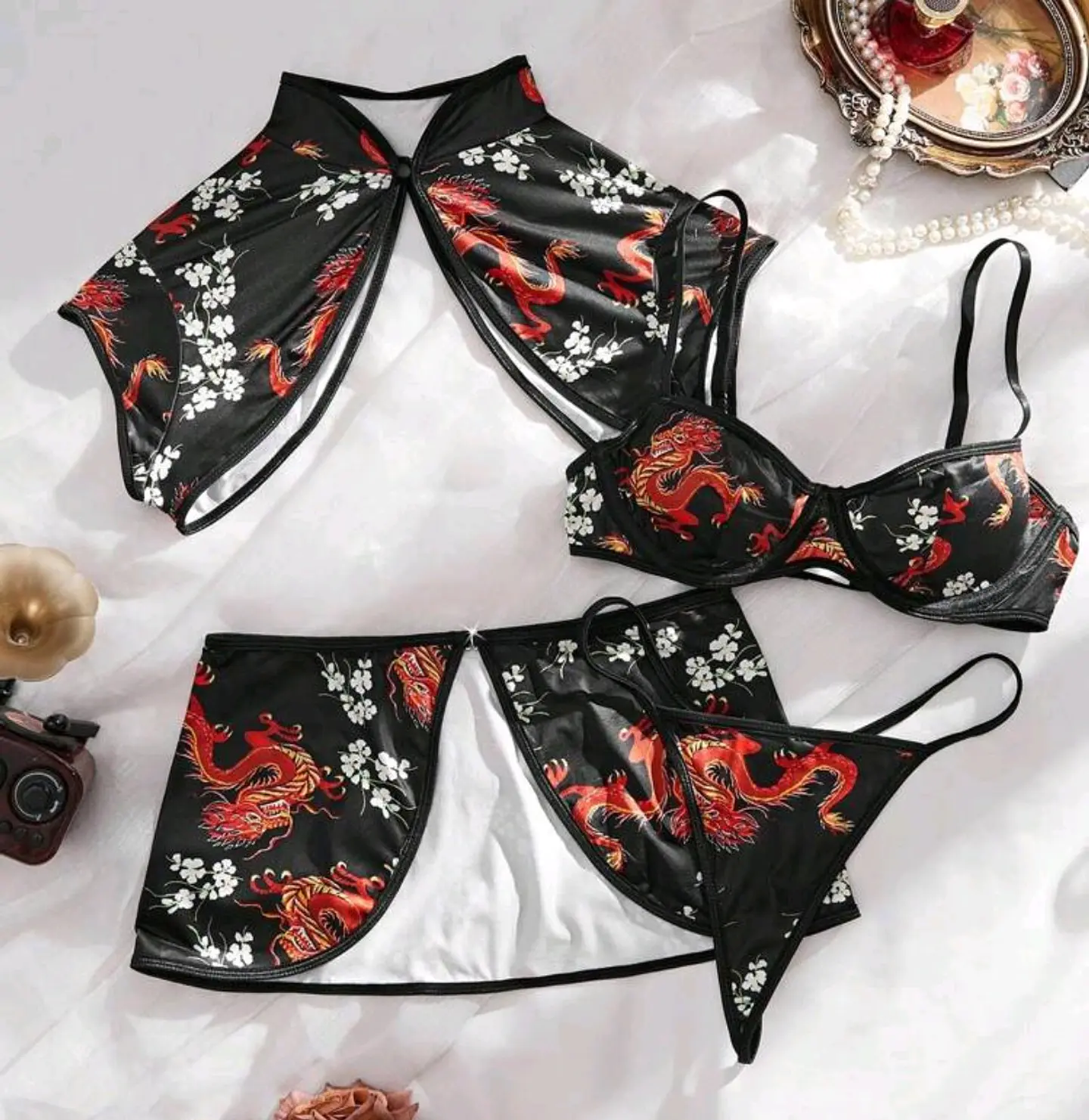 Conjunto Qipao Lencero 4