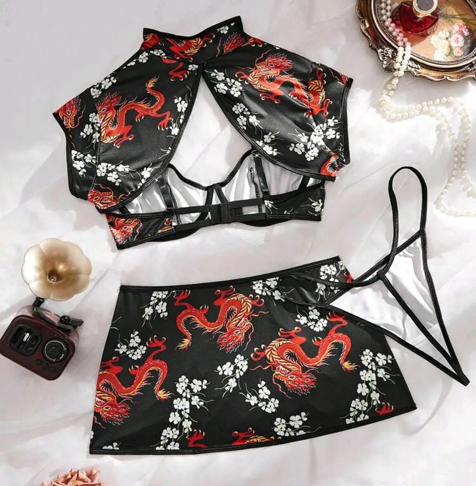 Conjunto Qipao Lencero 5