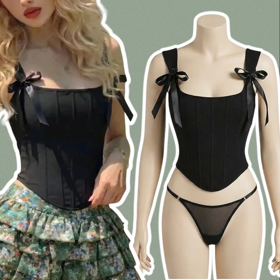 Top Corsé Ayame Negro 1