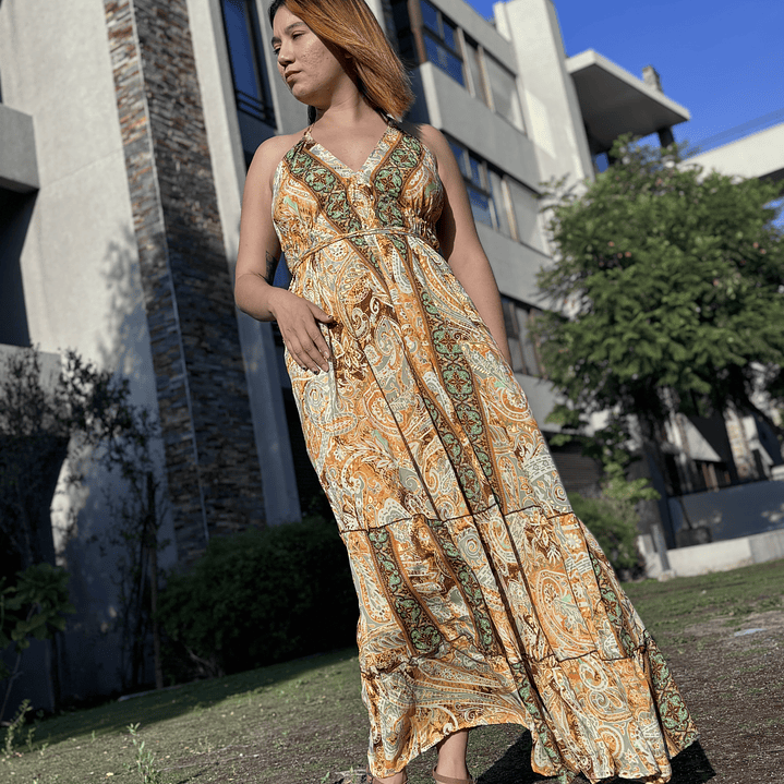 Vestido largo “Golden Hour” 2