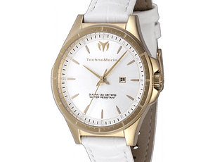 RELOJ CLÁSICO PARA MUJER TECHNOMARINE MOONSUN NÚMERO DE SERIE 822043 - BLANCO