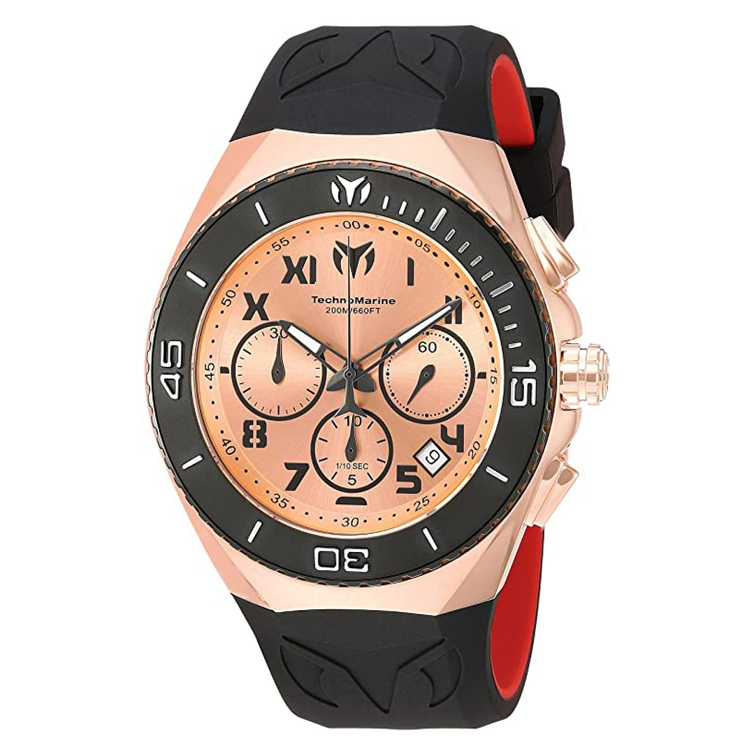 RELOJ DEPORTIVO PARA HOMBRE TECHNOMARINE MANTA TM-215065 - NEGRO, ROJO 1