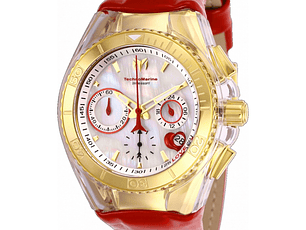 RELOJ CLÁSICO PARA MUJER TECHNOMARINE CRUISE TM 117003 - ROJO