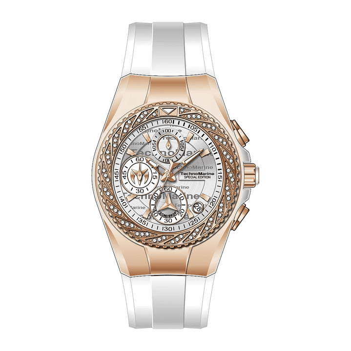 RELOJ DEPORTIVO PARA MUJER TECHNOMARINE CRUISE TM-115385 - BLANCO 6