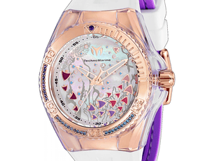 RELOJ DEPORTIVO PARA MUJER TECHNOMARINE CRUISE TM-119021 - PÚRPURA, BLANCO