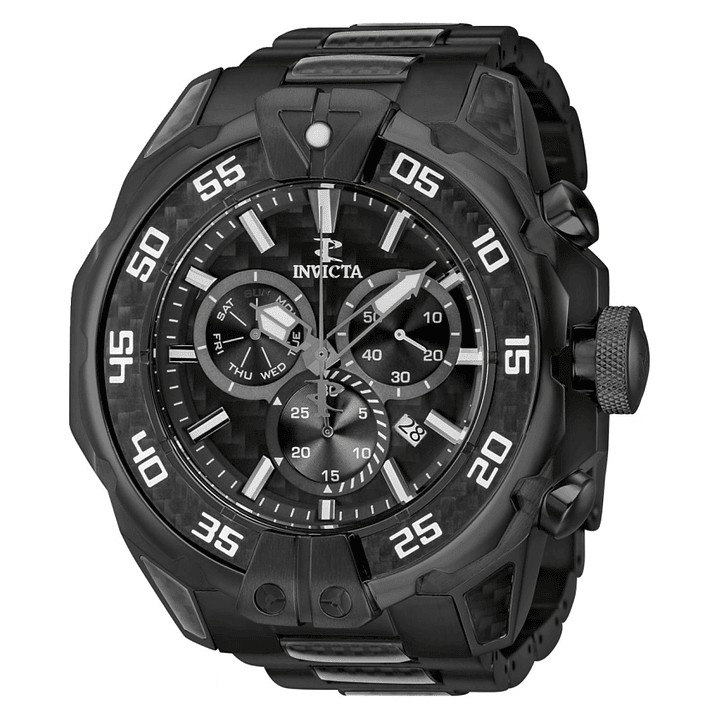 RELOJ  PARA HOMBRE INVICTA CARBON HAWK 37705 - NEGRO 1