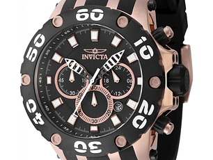 RELOJ  PARA HOMBRE INVICTA SUBAQUA 46513 - NEGRO, ORO ROSA