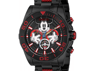 RELOJ MICKEY MOUSE PARA HOMBRE INVICTA DISNEY LIMITED EDITION 37811 - NEGRO ROJO