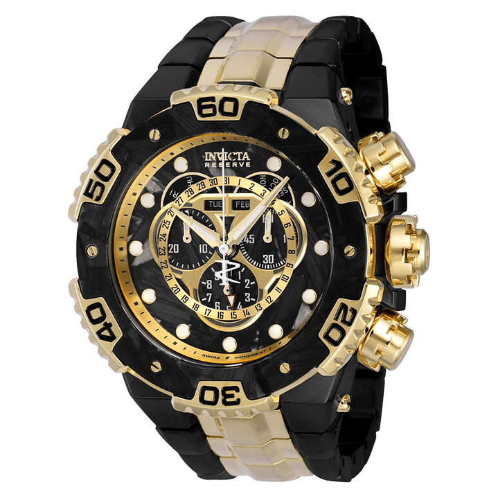 RELOJ  PARA HOMBRE INVICTA CARBON HAWK 37266 - ORO NEGRO 1