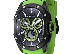 RELOJ CLÁSICO PARA HOMBRE INVICTA LUPAH 45437 - VERDE, NEGRO