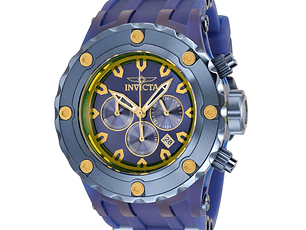 RELOJ DEPORTIVO PARA HOMBRE INVICTA SUBAQUA 34264 - AZUL, ORO