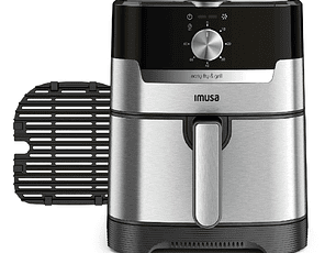 Freidora Easy Fry & Grill 2 en 1 negro IMUSA