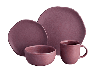 Vajilla Corona Gulupa 4 Puestos 16 Piezas