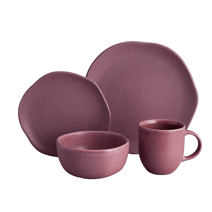 Vajilla Corona Gulupa 4 Puestos 16 Piezas 1