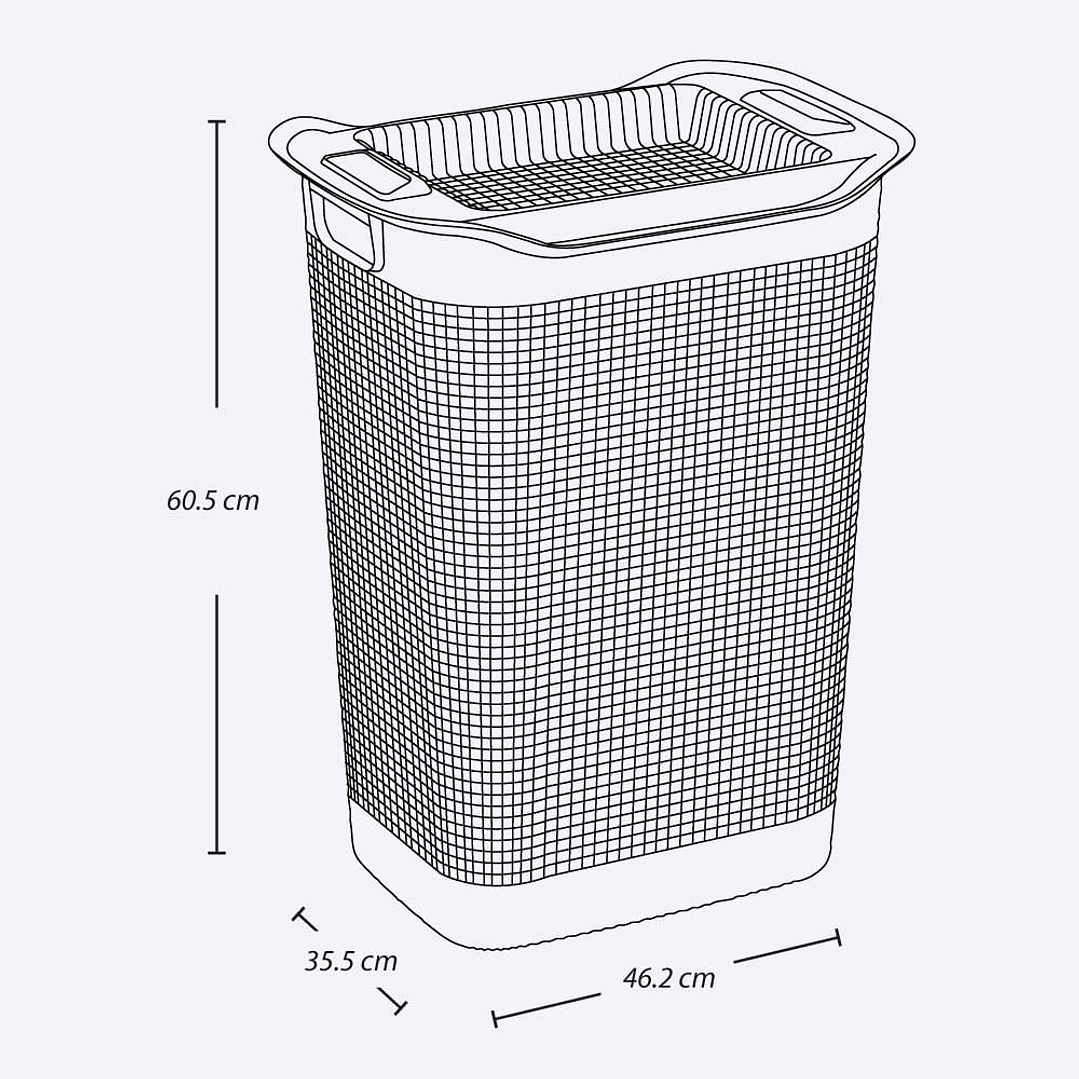 Cesta para Ropa Linum con Tejido Premium 4