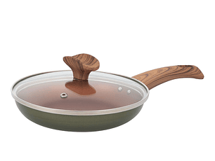 Sarten en Cuarzo con Tapa de Vidrio marca Universal