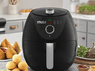 Freidora de Aire IMUSA Airfryer Esencial 3,2 Litros negra