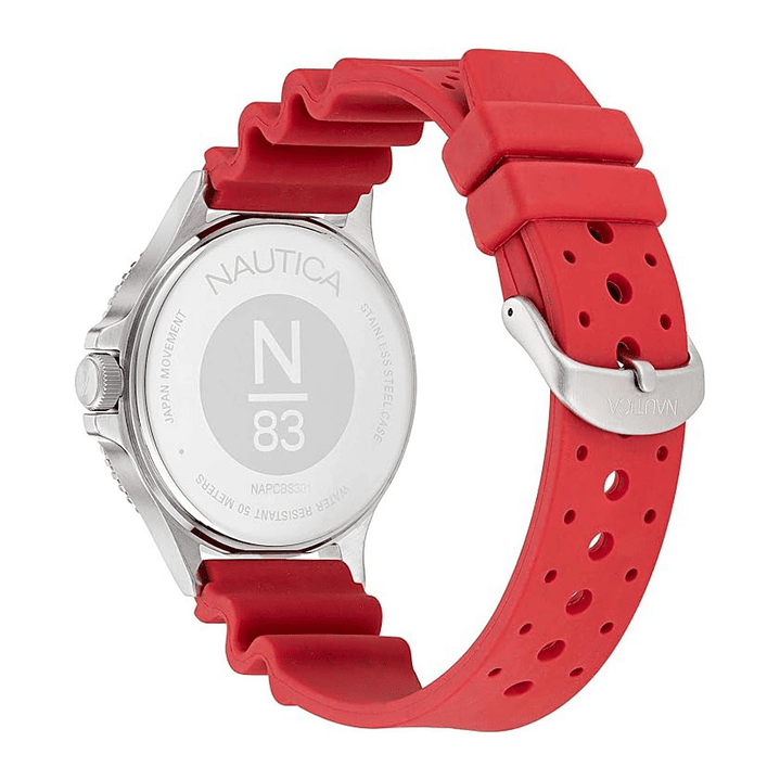 RELOJ DEPORTIVO PARA HOMBRE NAUTICA COCOA BEACH NAPCBS301 - ROJO 2