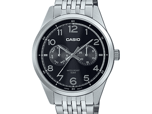 RELOJ  PARA HOMBRE CASIO MTP-E340D-1AV MTP-E340D-1AV - PLATEADO