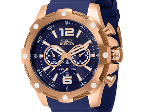 RELOJ DEPORTIVO PARA HOMBRE INVICTA I-FORCE 39991 - AZUL, ORO ROSA