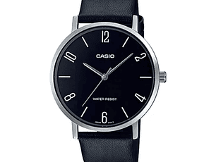 RELOJ CLÁSICO PARA HOMBRE CASIO ENTICER MTPVT03L-1BDF - NEGRO