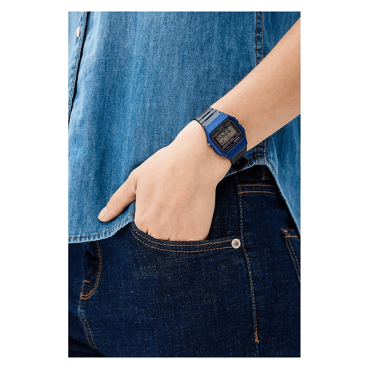 RELOJ DEPORTIVO PARA HOMBRE CASIO  F-91WM-2A - NEGRO 5