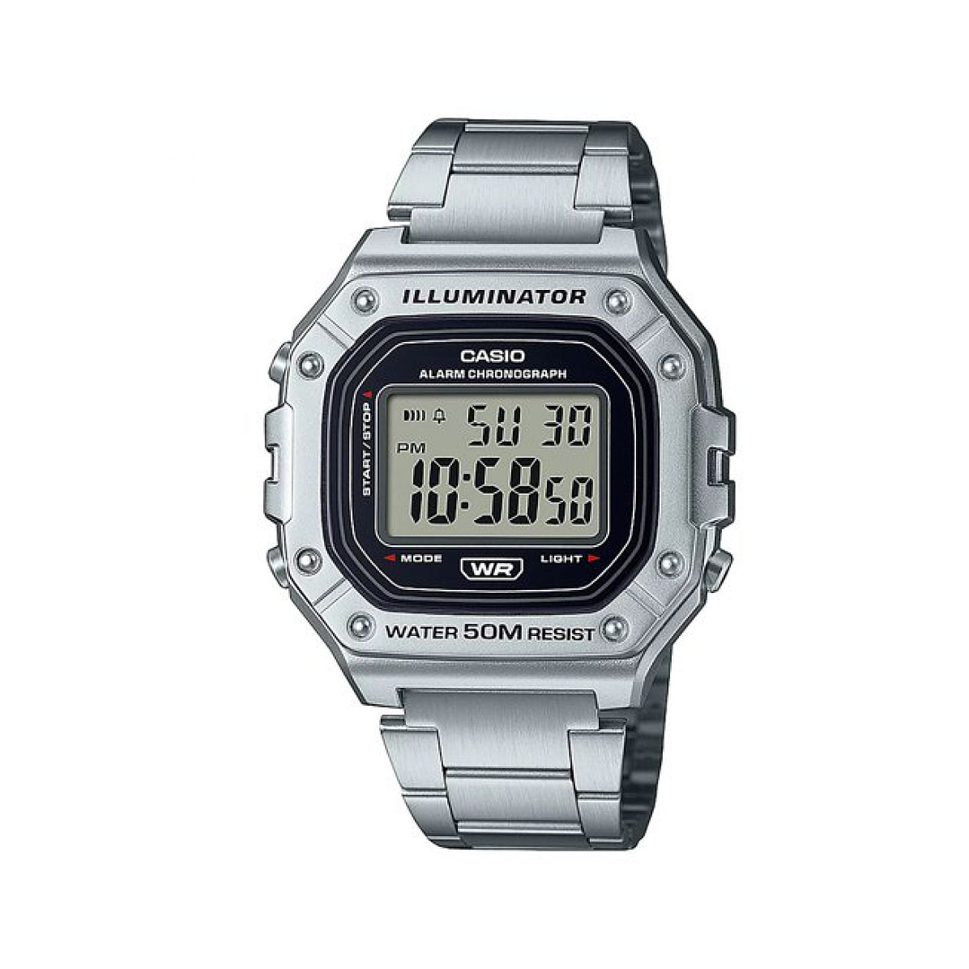 RELOJ  PARA HOMBRE CASIO  W218HD-1AVDF - PLATEADO 1