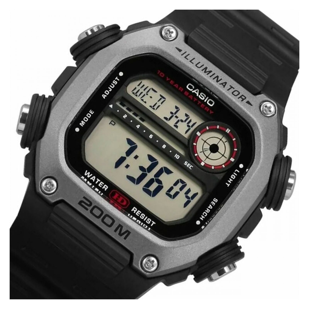 RELOJ DEPORTIVO PARA HOMBRE CASIO  DW-291H-1AV - NEGRO 3