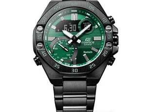 RELOJ  PARA HOMBRE CASIO EDIFICE ECB10DC-3ADF - NEGRO