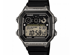 RELOJ DEPORTIVO PARA HOMBRE CASIO  AE-1300WH-8AV - NEGRO