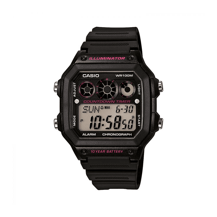 RELOJ DEPORTIVO PARA HOMBRE CASIO  AE-1300WH-1A2V - NEGRO 1