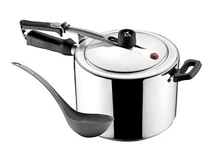 Olla a Presión Cierre Interno 6 Litros + Cucharon / Imusa