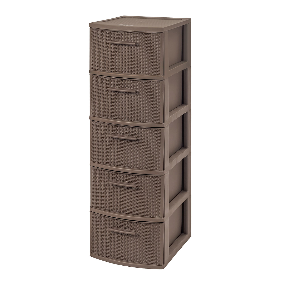Cajonero 5 Niveles Mocca Línea Crochet / MQ 1